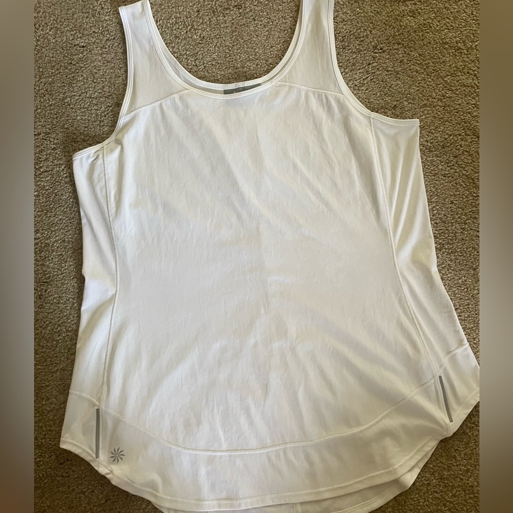 White Athleta Tank